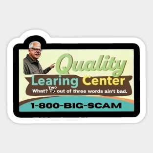 Tim Walz Quality Learing Center Sticker